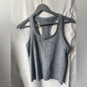 Lululemon Swiftly Tech Racerback Tank Top (Race Length /Cropped Length) in Gray